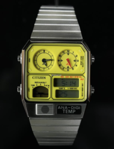 Citizen Ana-Digi Temp Record Label